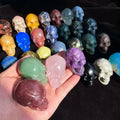 Wholesale 2 Inches Donghai Quartz Crystal Hand Carved Mixed Crystal Skulls for Healing Stones Decoration