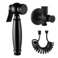 Brass Black Dishwasher Switch Angle Valve One One Featuring Bracket Base Sub Black TPU Spring Tube Set for Bathroom