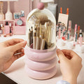 Multi Functional Makeup Organizer Storage Box Beauty Brush Storage Tube Shaped Box With Lid