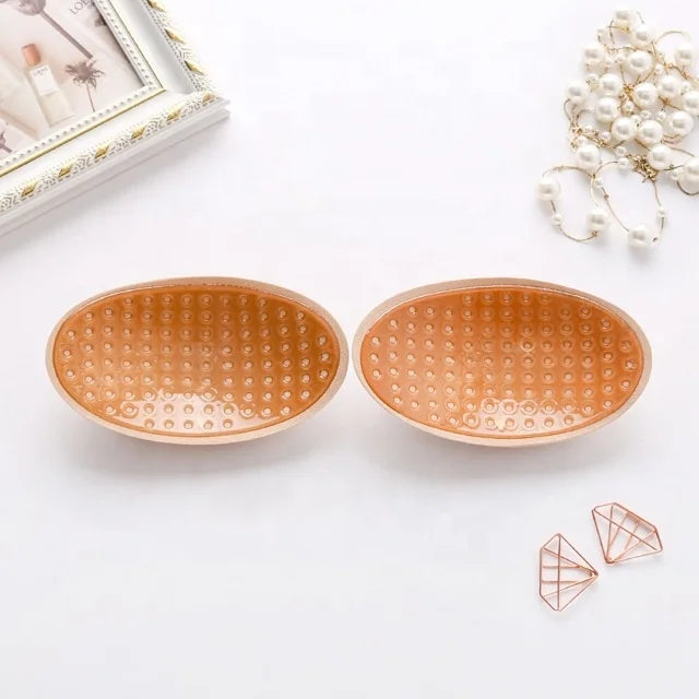 New Design Self-Adhesive Silicone Shoulder Pad Invisible Sponge Shoulder Cushion