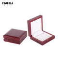 FADELI PACKING-Factory Wholesale Custom Logo Portable Wooden Jewelry Storage Pendent Necklace Box