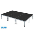 ESI 96 SQUARE FOOT STAGE - 12 FEET X 8 FEET STAGE SYSTEM (3 PCS. of 4'X8' PANELS)