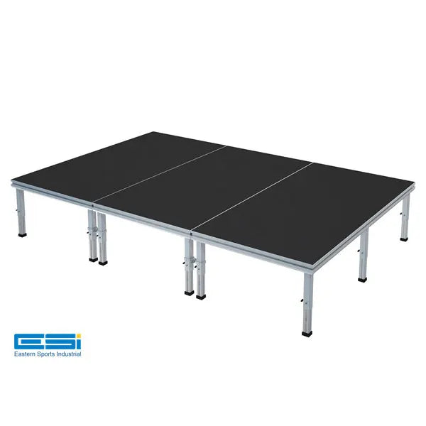 ESI 96 SQUARE FOOT STAGE - 12 FEET X 8 FEET STAGE SYSTEM (3 PCS. of 4'X8' PANELS)