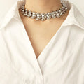 New Design Alloy 16k Gold Rhodium Plating Necklace Men Women Long Chain Choker Bridal Necklace