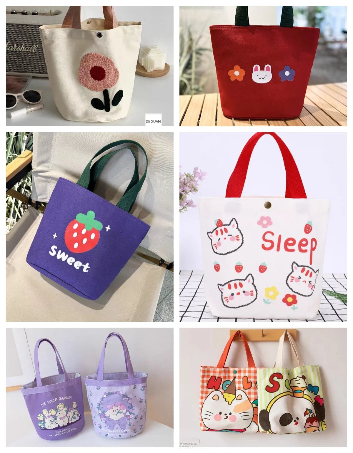 Custom Eco-Friendly Extra Large Cotton Canvas Shopping Tote Bag Recyclable and Recycled with Impressive Logo Print