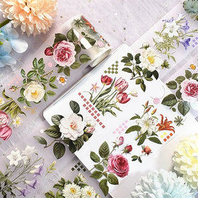 Factory Price Custom Matte Precut PET Washi Tape Sticker Rolls for Journaling Supplies