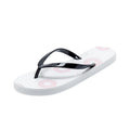 Summer Korean Version Female Flat Flip-Flops Instagram Couple Simple Cartoon Print Beach Flip-Flops
