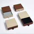 Personalized Customization High-End Art Paper Jewelry Packaging Box with Sponge Lining for Earring Ring Rigid Boxes