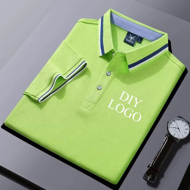 Men's Hot Sale New Design OEM Service Custom Logo Polo T Shirts Cotton Polo Shirts Wholesale Price Polo Shirts