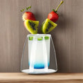 Eco-friendly Double Wall Glass Cup High Borosilicate Glass Volcanic Shape Reusable Handmade 165ml Leak Proof Dishwasher