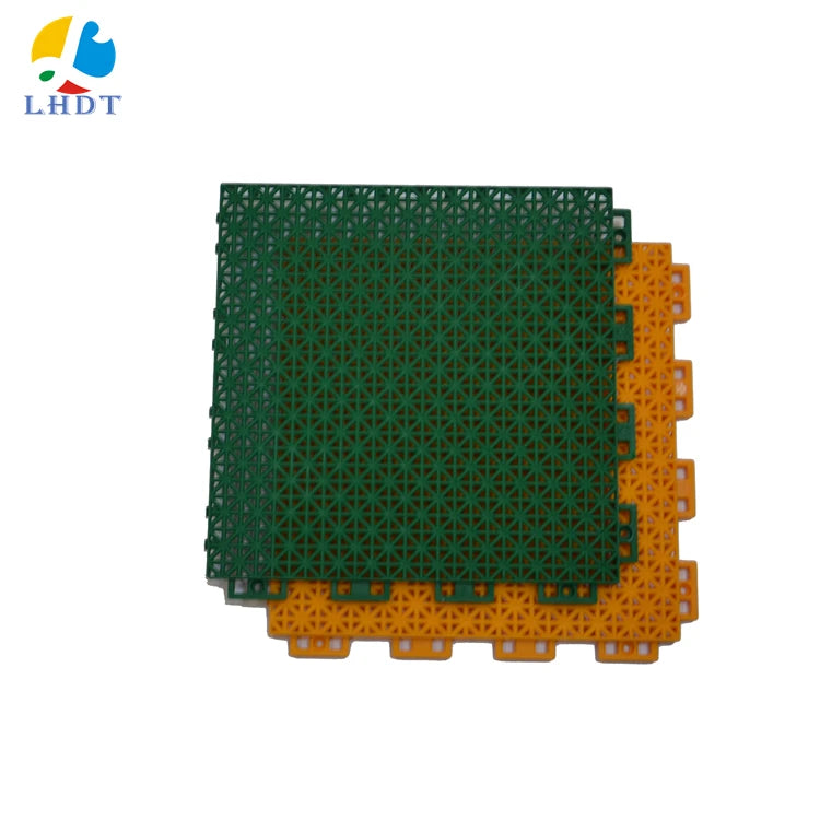 Sports Outdoor Decking Floor Click Design for Badminton & Basketball DIY Installation PP Material Used Courts for Sale
