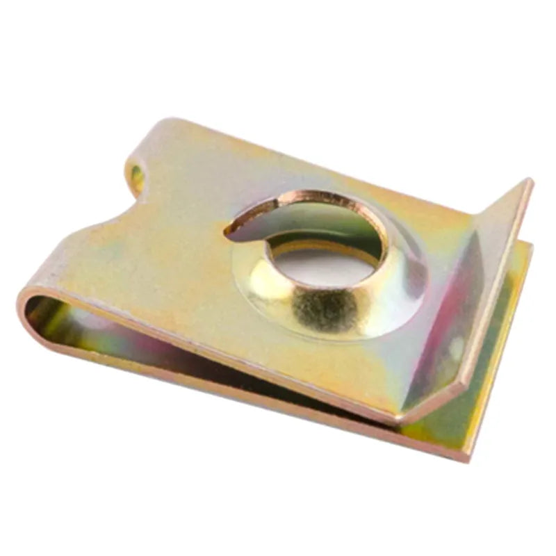 OEM Factory Zinc Plated Fender Liner Clip U Nut Galvanized Bumper Fender Clip U Clamping Nuts Screw Retainer M3