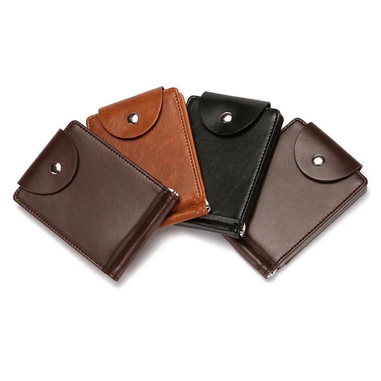 Custom Men's Slim Luxury PU Leather Wallet with Cardholder Premium Purses for Men