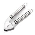 New Design Manual Garlic Press & Ginger Mincer Kitchen Gadgets with Silicone Mini Peeler 304 Stainless Steel for Vegetables