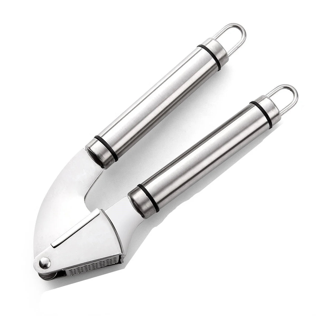 New Design Manual Garlic Press & Ginger Mincer Kitchen Gadgets with Silicone Mini Peeler 304 Stainless Steel for Vegetables