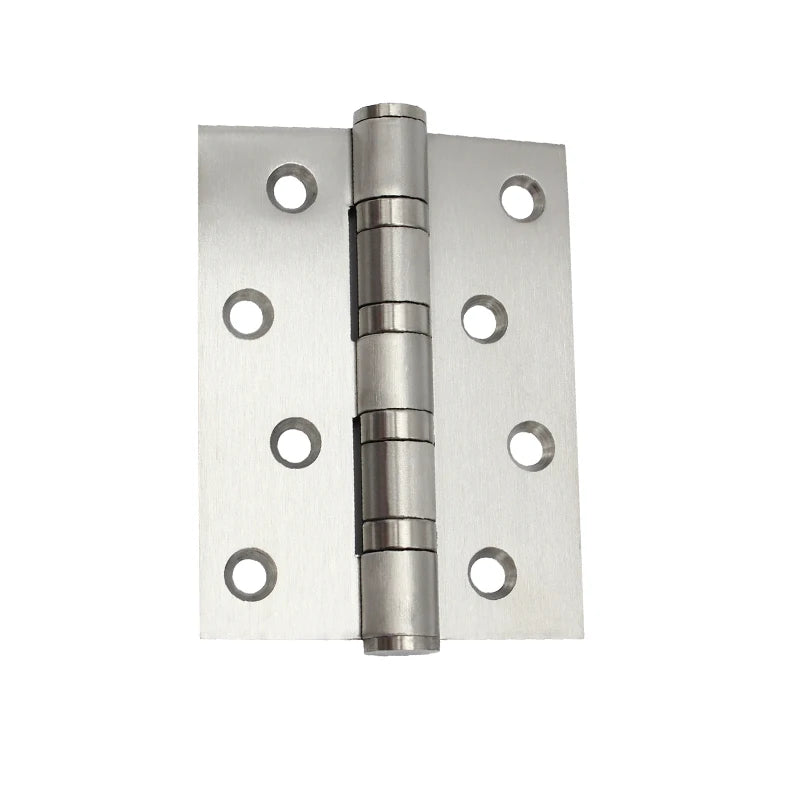 Manufacturer Door Hardware Accessories Satin 4 Inches Door Hinges Stainless Steel S-shaped Hole Flat Hinge