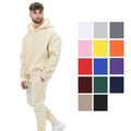 New Design Men's Workout Pullover Sweatpants and Hoodie Set
