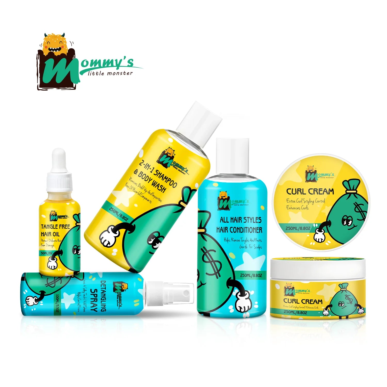 Free Sample Testing Gentle Natural Formula Organic Kid Hair Care Products with Shampoo