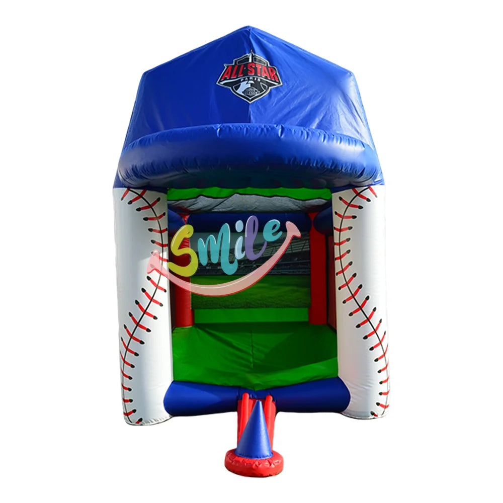 Hot Sale Commercial Inflatable Speed Pitch Inflatable Baseball Hat Pitch Inflatable Baseball Batting Sports