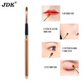 JDK Factory Price  Lip Makeup Brush Retractable Metal Handle Eye Brush Synthetic Hair Face Concealer Brush with Private Label