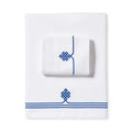 Wholesale Fabrics Textile 100% Microfiber New Embroidered Design Bed Sheet Set