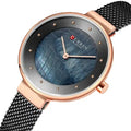 CURREN 9032 Fashion Elegant Quarts Women Watch Rose Gold Women Wrist Watch New Ladies New Luxury Relogio Feminino Reloj Mujer