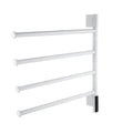 Multifunctional Bathroom Electric Towel Heater Heated Towel Rack Towel Rotatable Drying Rack
