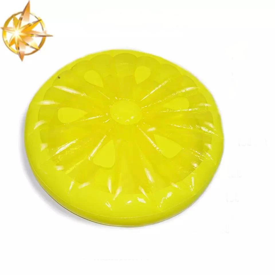 Waterhan XYZ400 Fruit Slice Inflatable Floating Island PVC Material 120cm Waterproof Lightweight Foldable Portable 20kg+