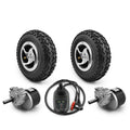 Dual 9 Inch Wheel 75 120RPM 24V 350W Brushed Gear Motor Kit for Electric Golf Carry Garden Lawn Mower Tool Cart