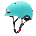 Smart Led Warning Flash Riding Scooter Helmet With Light for Electric Scooter Bike Bicycle Helmet E-Bike