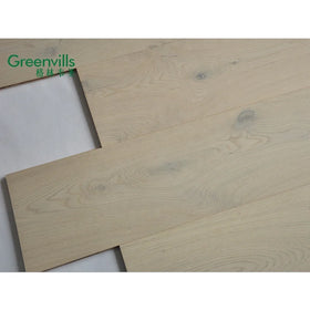 Hot!! Light Color Wider Plank Engineered Oak Flooring Hardwood Parquet + European White Oak Flooring