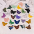 Wholesale Factory Price Mix Materials Butterfly Crystal Crafts Healing Stone obsidian quartz crystal Animals for Gift