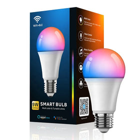 Mass Production Magic Home WiFi Smart LED Lamp 9W 10W RGB E27 B22 A60 Long Lifespan for Holiday Event Lighting