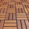 Interlocking Portable Diy Floor Wpc Patio Tiles Outdoor Synthetic Wood Plastic Composite Wpc Decking