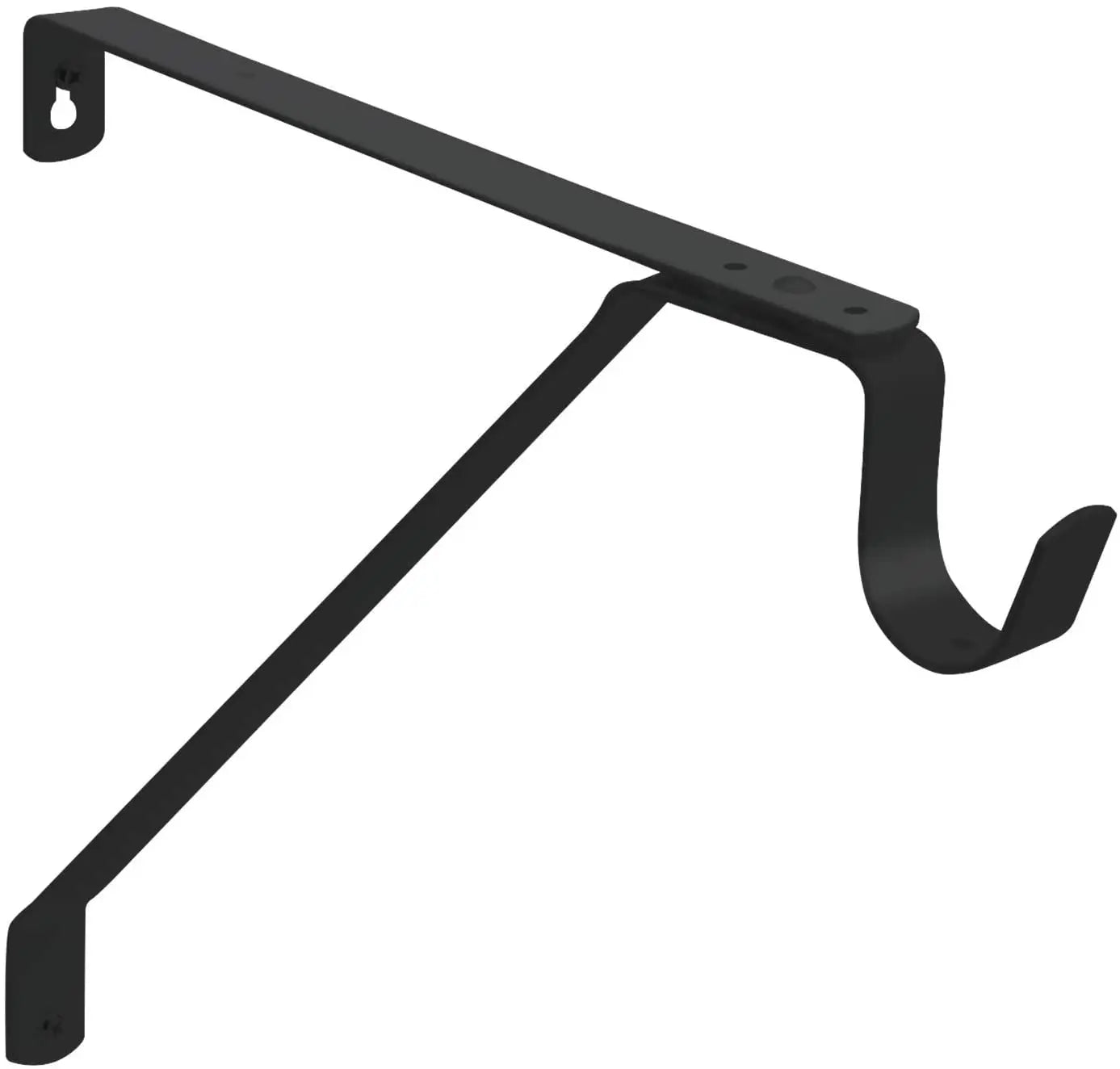 Heavy Duty Adjustable Closet Curtain Shelf Rod Support Holder Bracket