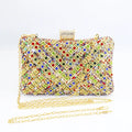 New Arrival Rhinestone-encrusted Chain Hand Holding High Sense Fashion Rhinestone Bag Messenger Dinner Bag
