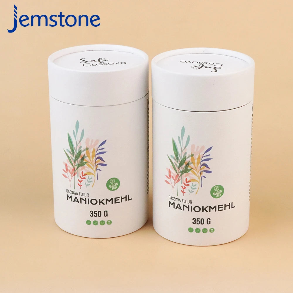 Eco Friendly Biodegradable Food Grade Baby Range Products Creatine Powder Tea Coffee Bean Cylinder Packaging Kraft Paper Tube