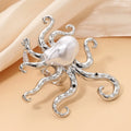 Fashion Alloy Trendy Octopus Squid Septum Exaggerated Ring Jewelry for Women