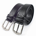 Deepeel YK753 110-120cm Garment Accessories Men's Business Leather Strap Layer Cowhide Pin Buckle Belt With Small Pocket