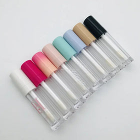 New Arrival Custom Lip Gloss Containers Packaging Wholesale Empty Lip Gloss Tube with Brush