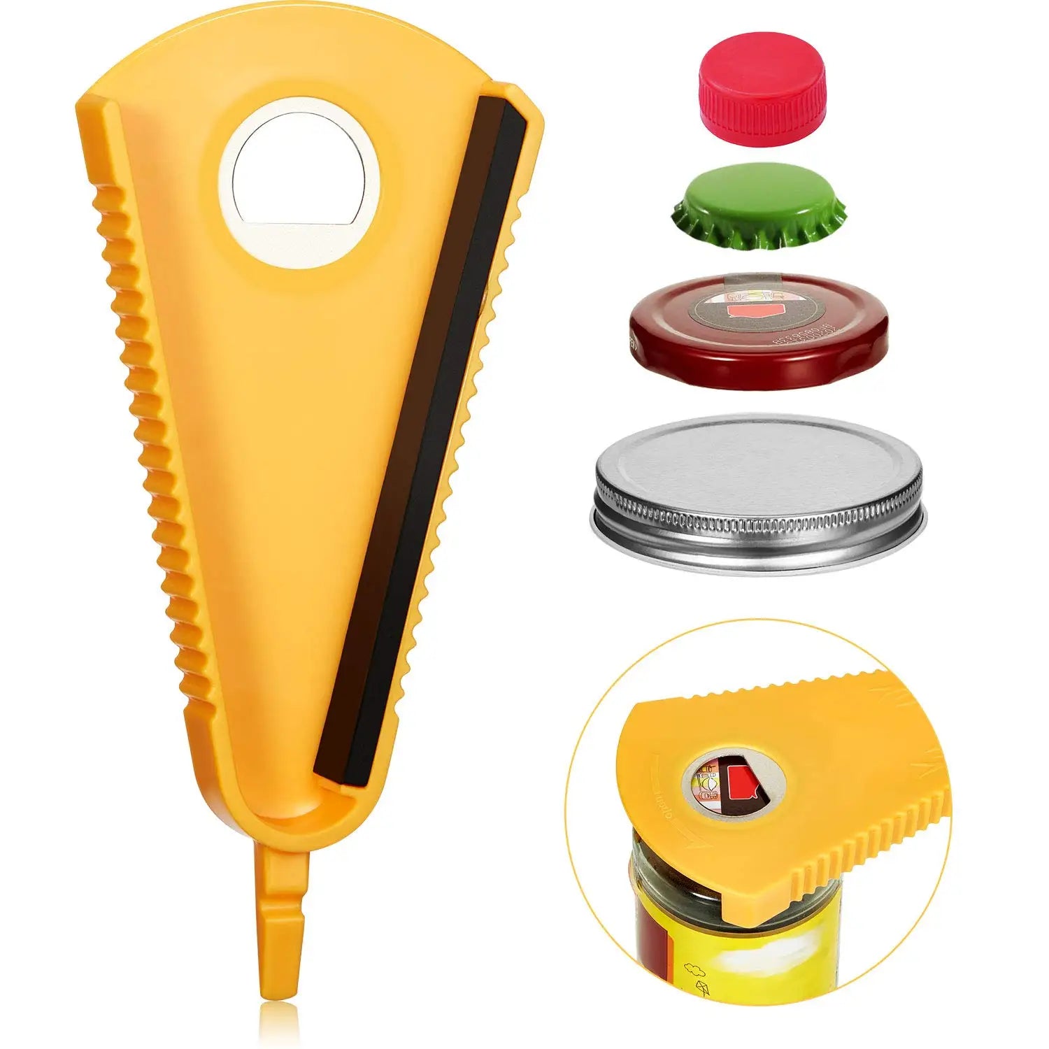 Multi-function Bottle Jar Opener Easy Grip Bottle TIN CAN OPENER Butterfly Kitchen Gadget Steel Foil Cutter Bottle Opener