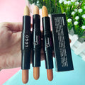 Custom Logo Double End Mineral Contouring Pen Whitening Brighten Natural Moisturizing Highlighter Bronze Pencil Vegan Private