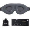 Ergonomic 3D Sleep Mask MOQ From 100 Pcs Adjustable Fit 19/28 Inch Strap Night Shift & Office Nap