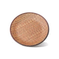 Cnlf Hot Selling Wholesale Custom 12 Inch Round Rattan Plate Restaurant Melamine Dinner Plate CNLF