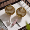 Extra Fine Mesh Tea Cup Filter Ceramic Handle 304 Stainless Steel Tea Strainer Loose Tea Steeper Infuser