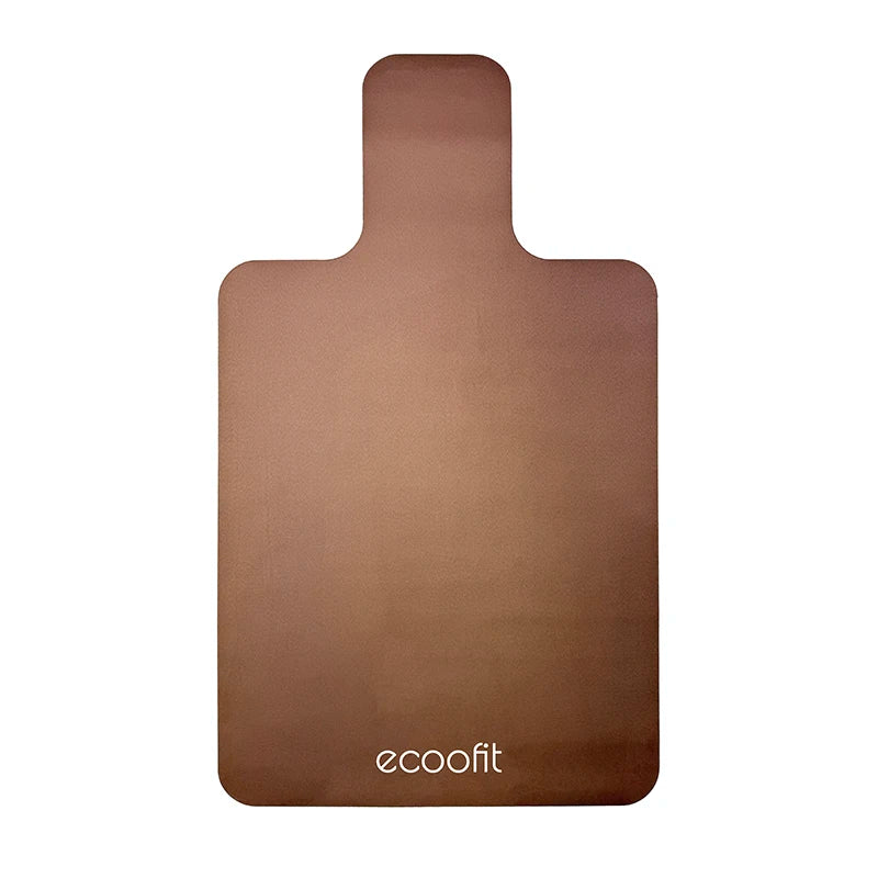 3 4 5mm Thick Chocolate Brown Custom High Cushion Grip Microfiber Suede Cover Pilates Reformer Mat