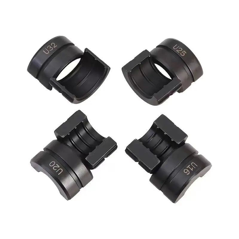 Glam Steel Pro Press Hydraulic PEX Pipe Crimping Dies TH U16 20 25 32mm HVAC Plumbing Tool Fittings 19KN Black Customizable
