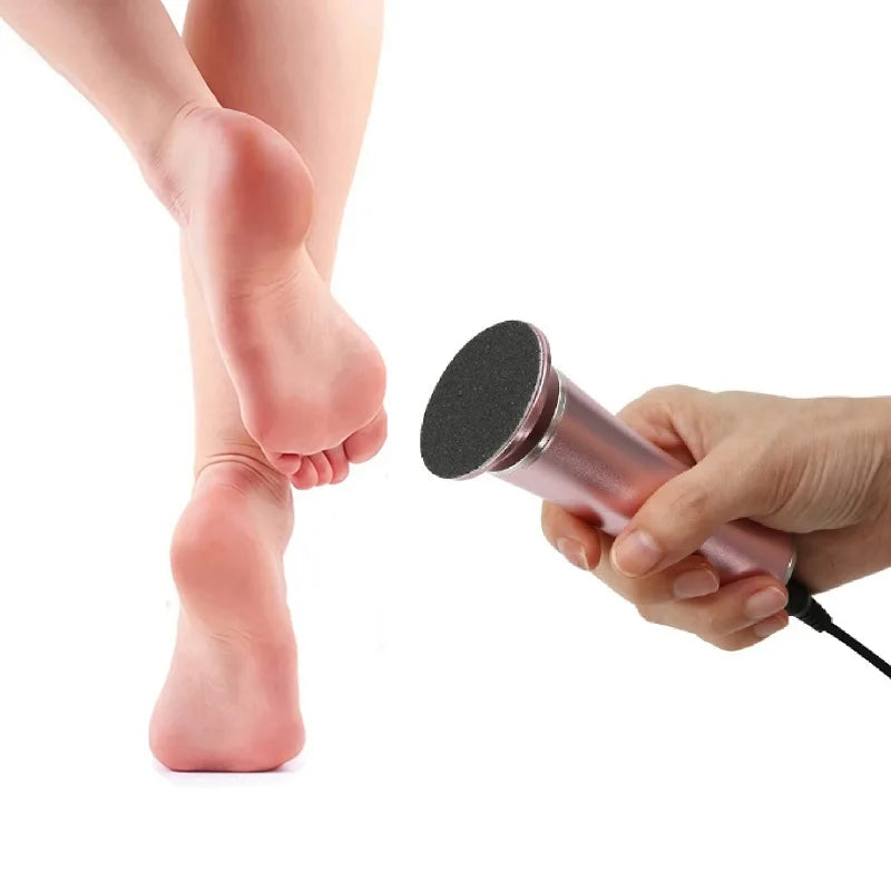 Portable Electric Pedicure Foot File Peeling Sander Callus Remover Dead Skin Removal Device Electronic Foot Scrubber Machine