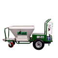 X2 Screw Pump Gypsum Spray Machine with Engine & Motor 380V 4kw 50L Hopper 20m Vertical/30m Horizontal Spraying