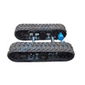 Construction Crawler Chassis Motor Undercarriage Rubber  Tracked Vehicle 1ton Undercarriage Chassis